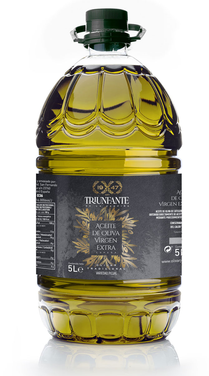 Caja de 3 Garrafas x 5 Litros Aceite de Oliva Virgen Extra (AOVE)