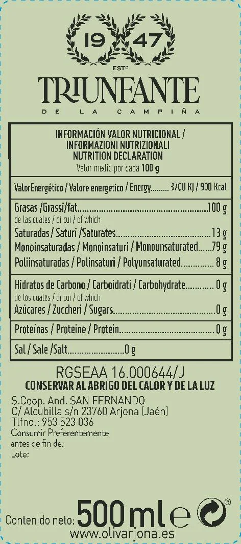 Caja 8 Envases 500 ml - Imagen 3